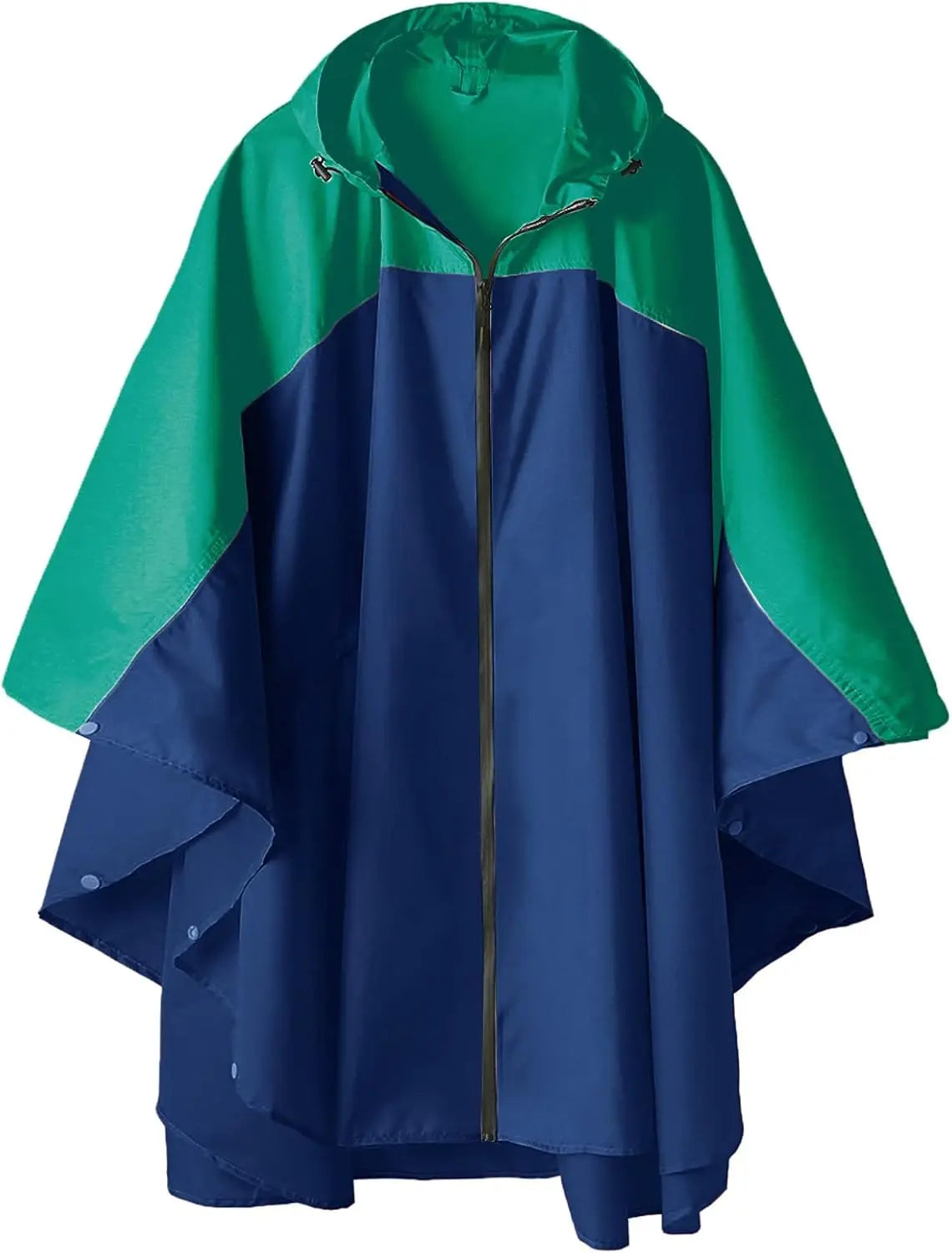 Men's and women's raincoats, hooded waterproof raincoats, suitable for adult women