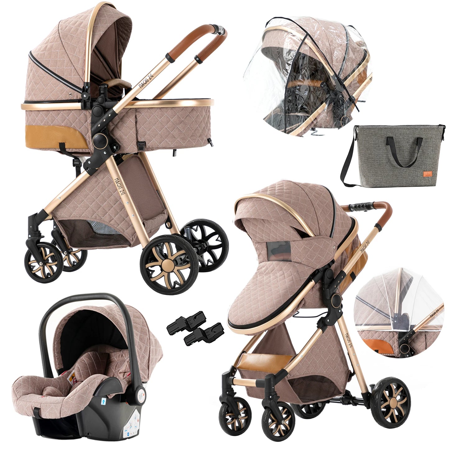 baby newborn items Baby stroller baby cars Stroller 3 in 1 Light stroller baby trio baby stroller Lightweight stroller strolle