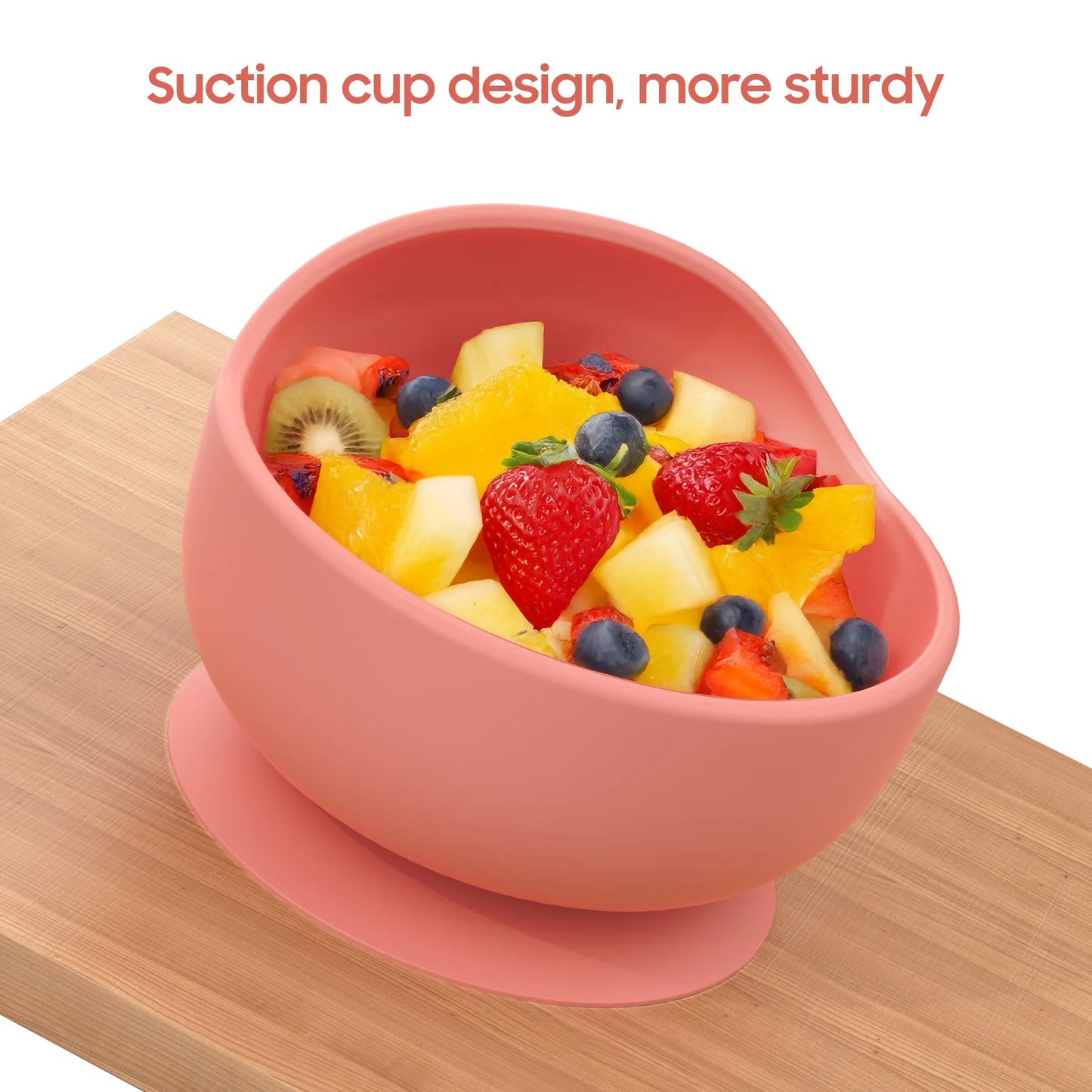 Suction Bowls for Baby & Toddlers Silicone Feeding Supplies - Dishwasher & Microwave Safe Infant Dinnerware Extra Strong Base
