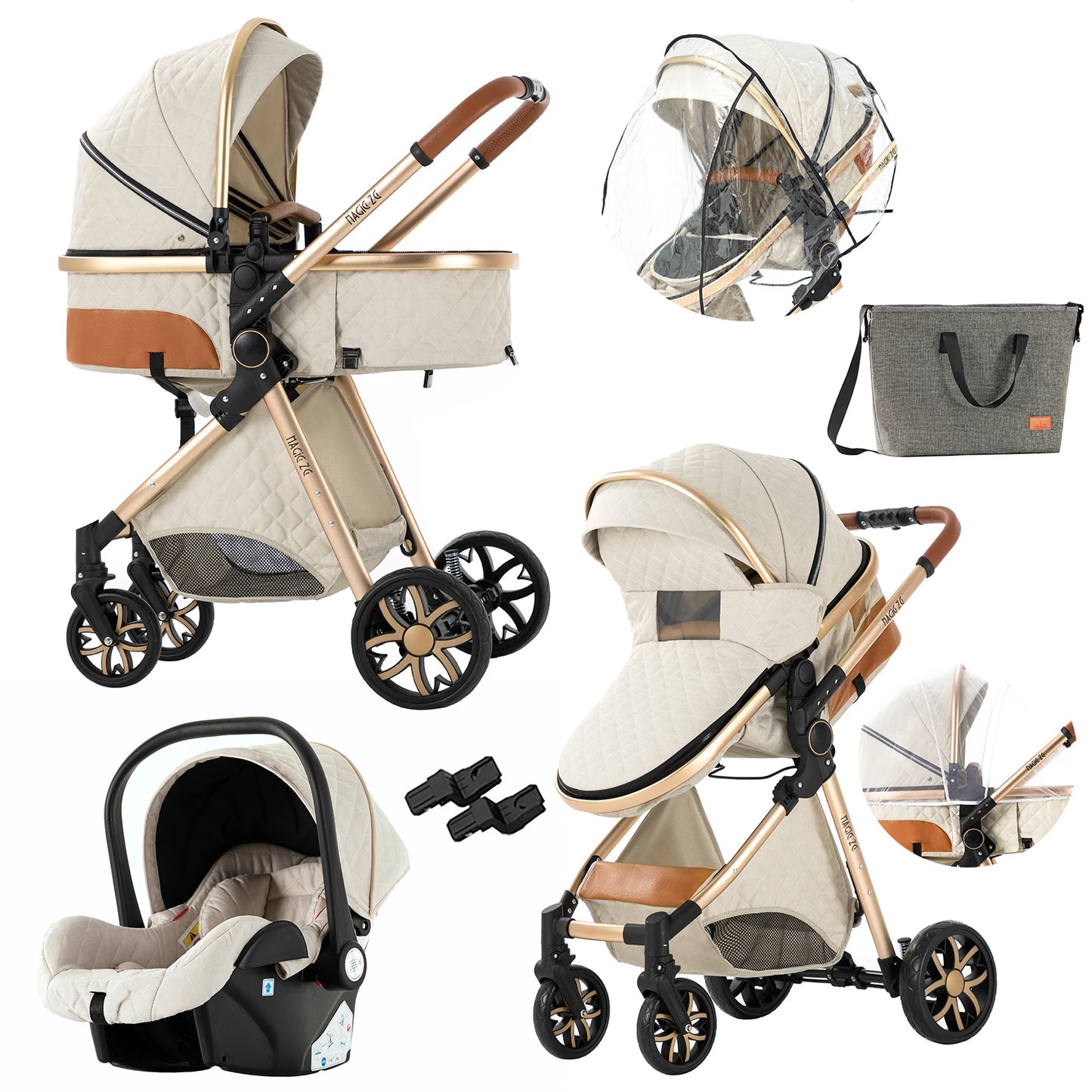 baby newborn items Baby stroller baby cars Stroller 3 in 1 Light stroller baby trio baby stroller Lightweight stroller strolle