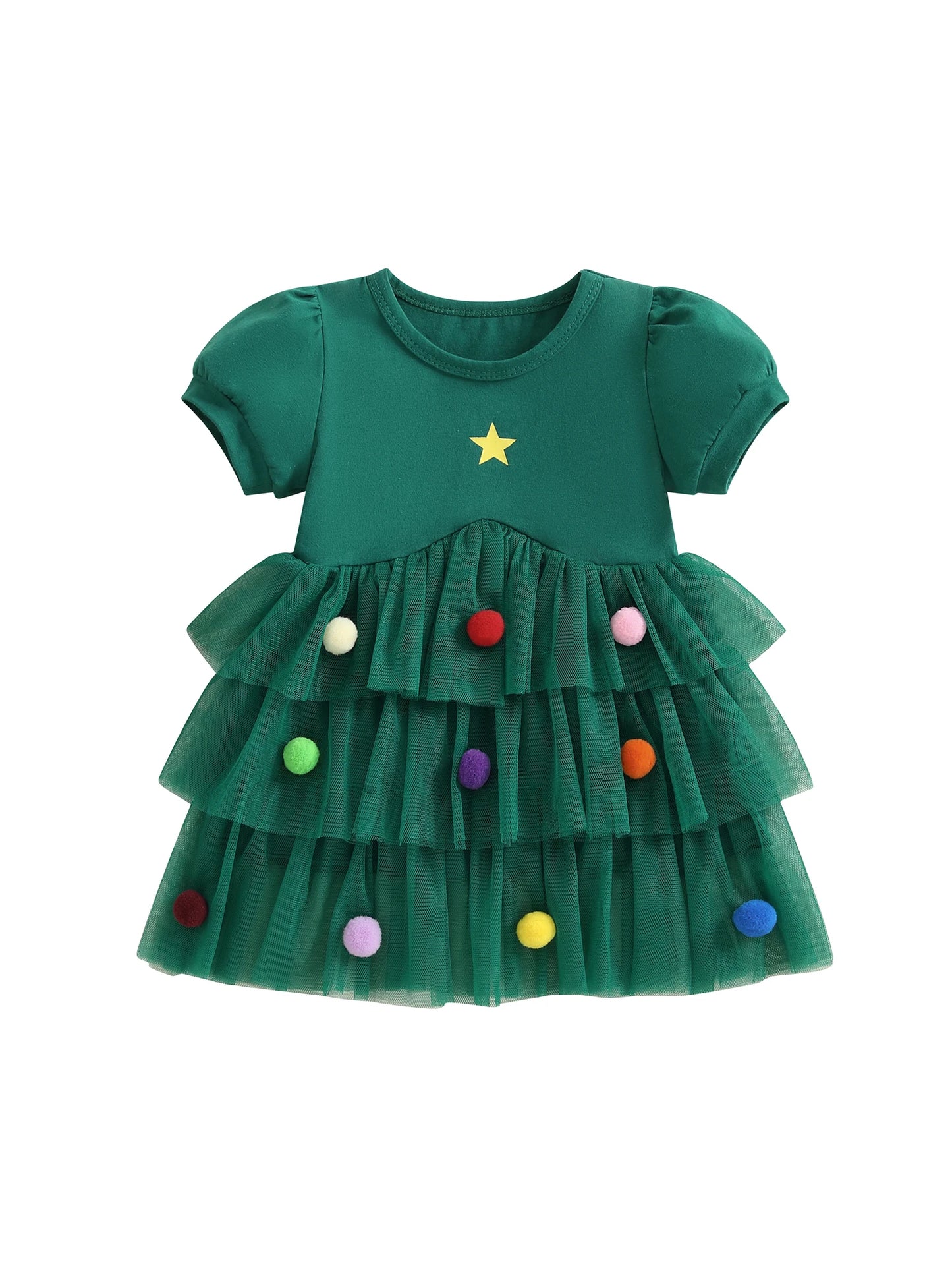 Girls Unicorn Costume Sparkly Rainbow Tutu Dress with Matching Headband Princess Birthday Party Outfit for Kids