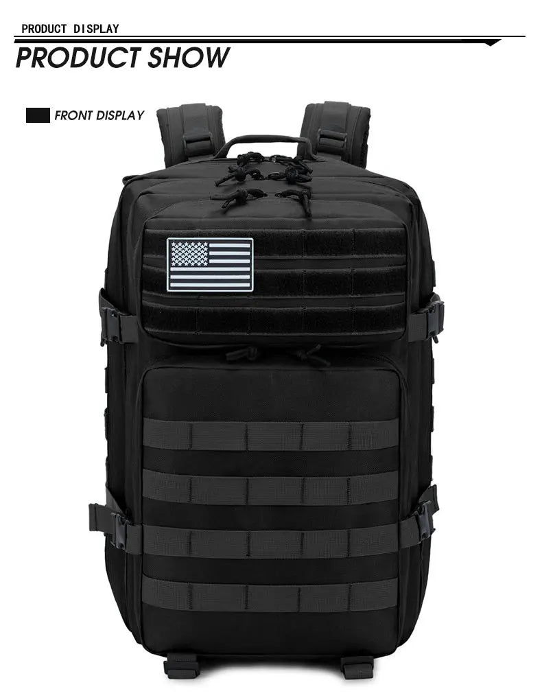 50LHigh capacity Fitness Backpack Hiking Backpack Outdoor Camping Hiking bag perfect for traveling, camping