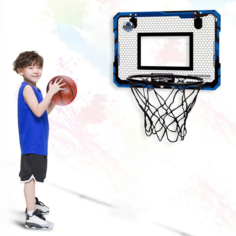 Kids Mini Basketball Hoop With Electronic Scoreboard Ball Sport Backboard Outdoor Indoor Excersise Accessory Funny Game To ys 