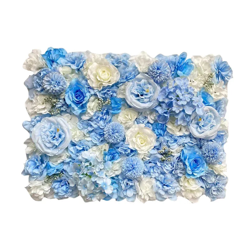 Aritificial Silk Rose Flower Wall Panels Wall Decoration Flowers for Wedding Baby Shower Birthday Party Photography Backdrop