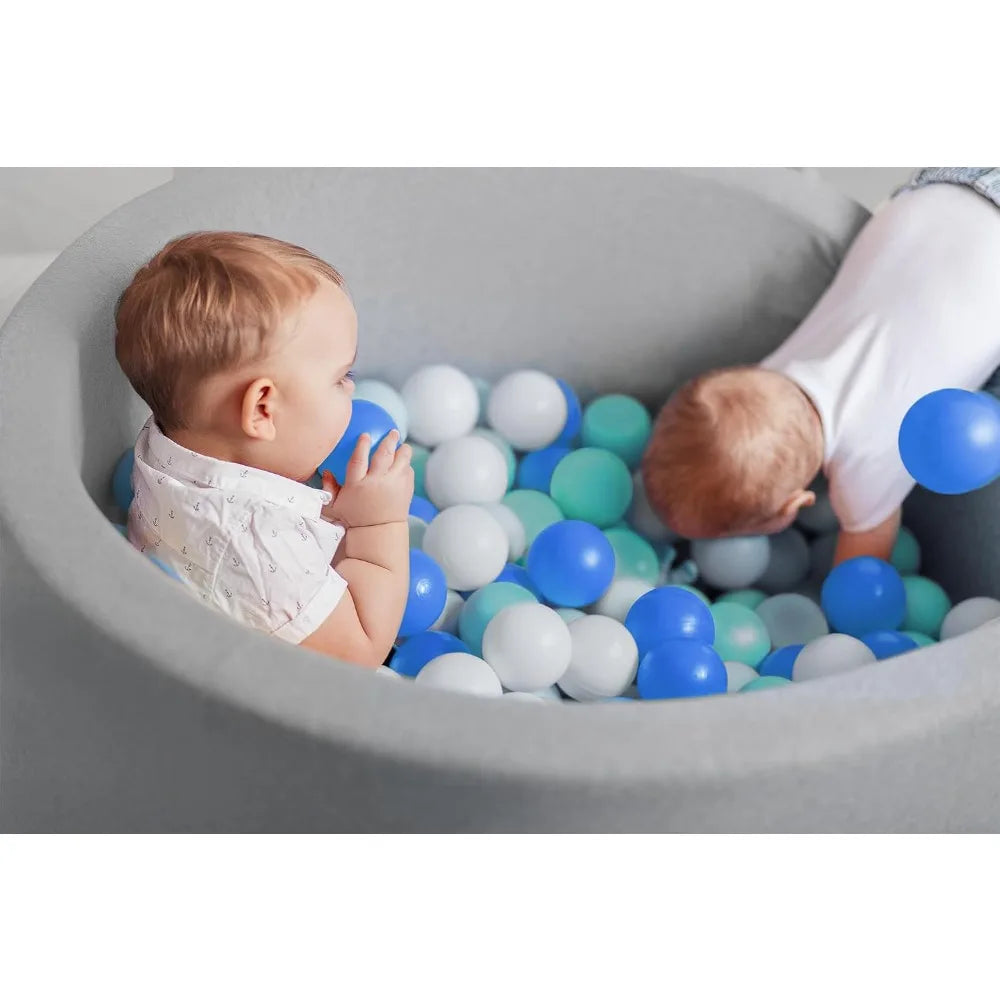 200/500/1000/2000 Count Plastic Soft Plastic Ball Pit Balls Colorful Play Pit Balls for Pet Dogs Ball Pit 2.2" Large Phthalate
