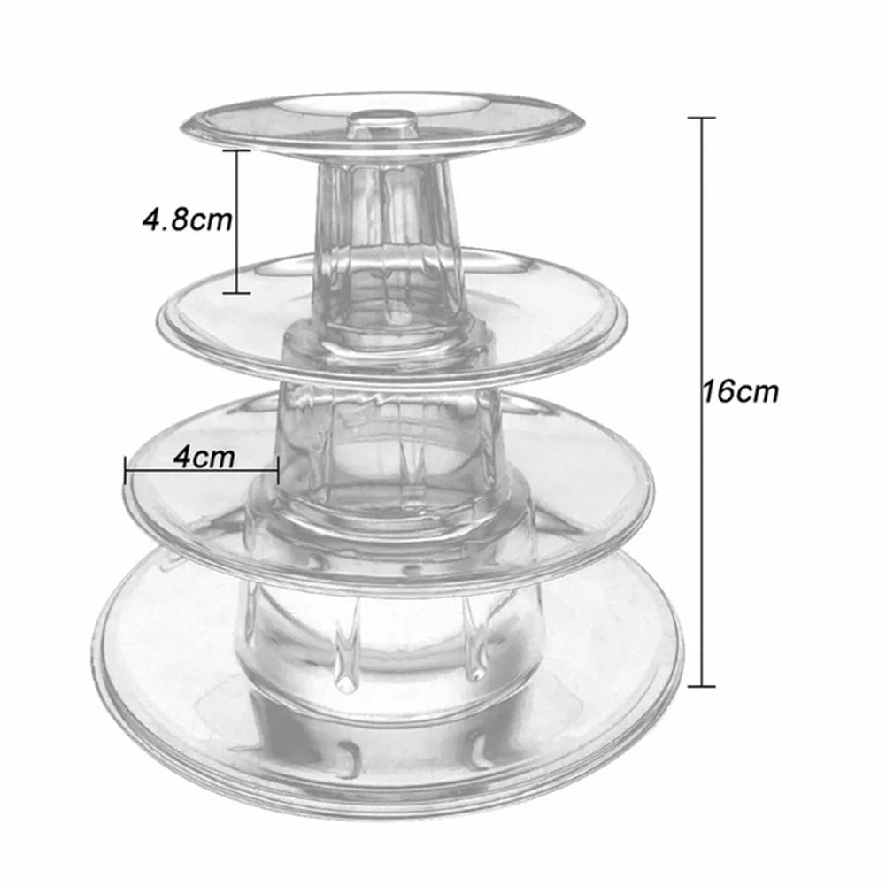 4/6 Tiers Candies Storage Shelf Wedding Dessert Display Stands Cake Support for Weddings Birthday Parties Baby Showers
