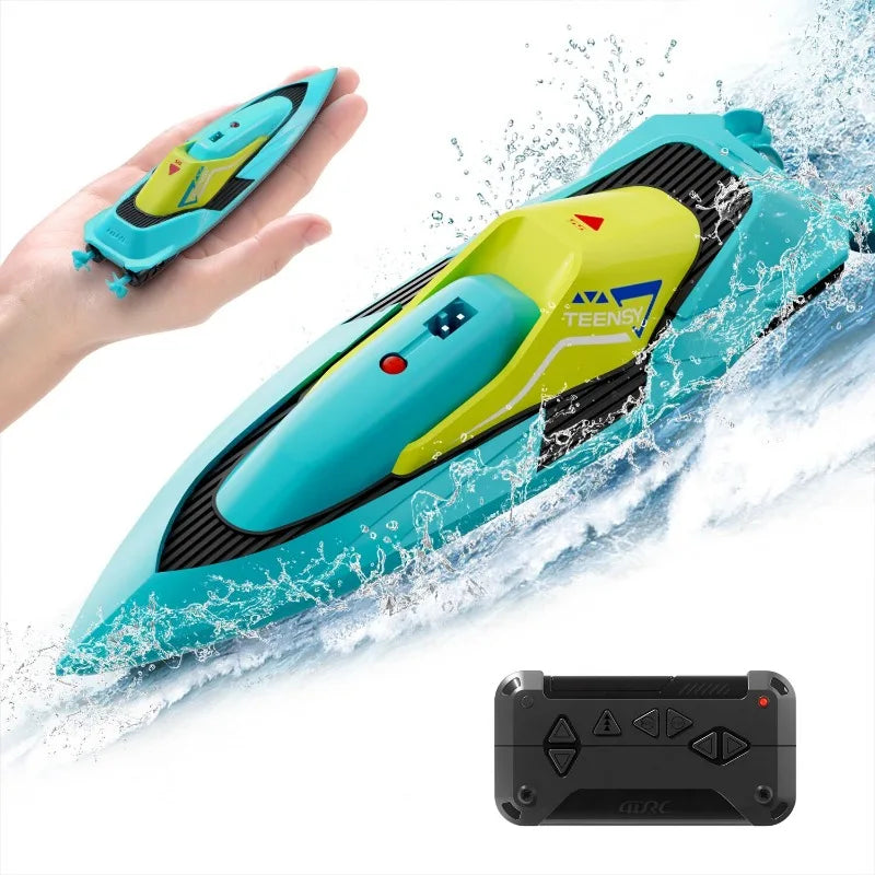 4DRC S5 Blue RC Boat 2 4GHz 20+ MPH Rechargeable Battery Low Alarm Gift for Boys Girls UPS USPS FEDEX123