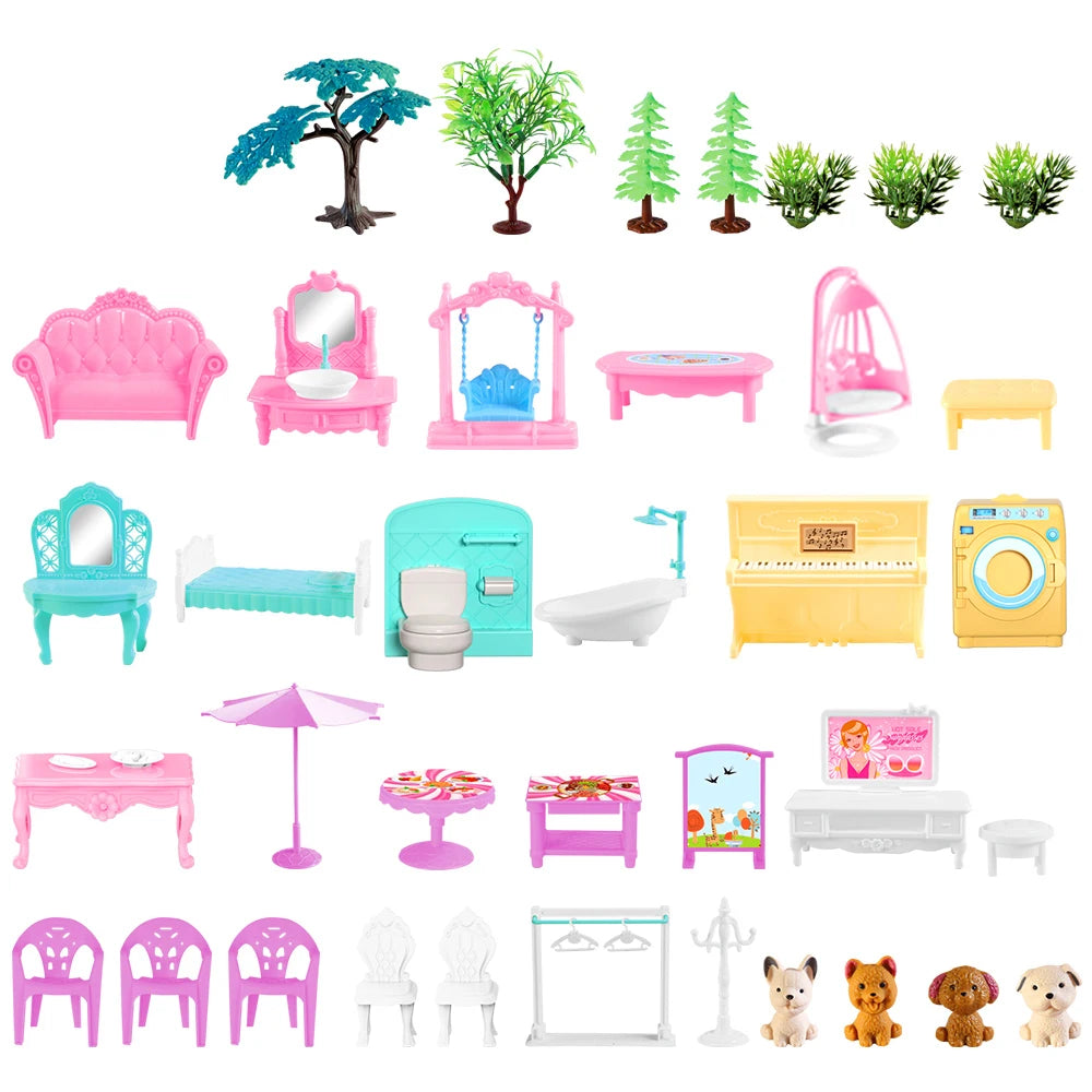 Diy Kit Pretend Play Building Home Educational Toys for Girls Children for Girls Boys Age 3+