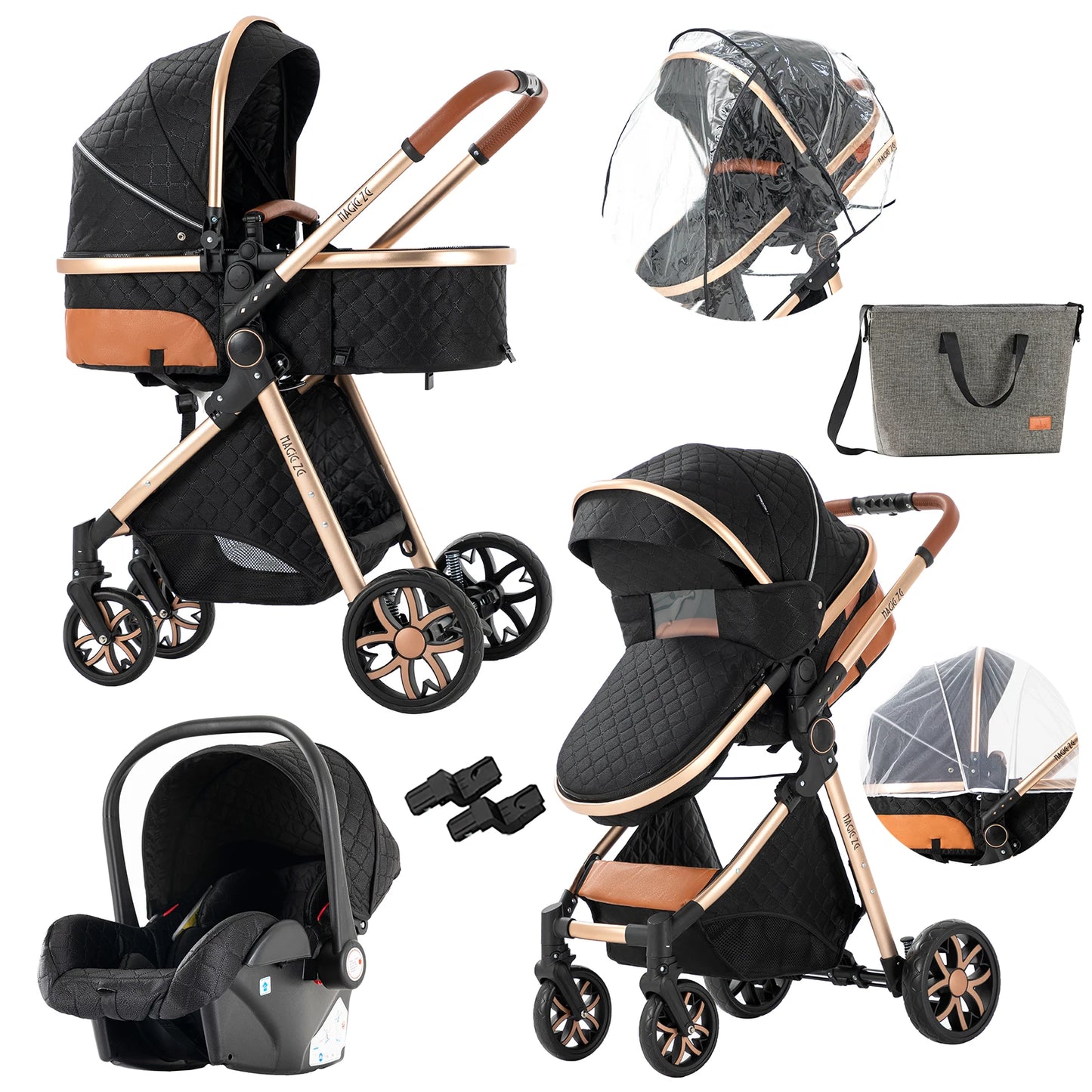 baby newborn items Baby stroller baby cars Stroller 3 in 1 Light stroller baby trio baby stroller Lightweight stroller strolle