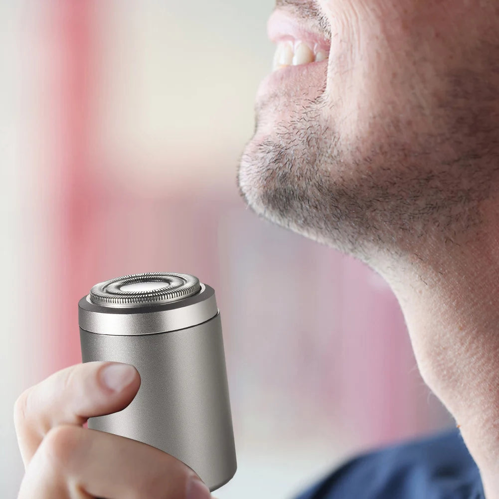 Mini Electric Shaver Rechargeable Portable Electric Razor Waterproof Face Beard Shaver Electric Shaving Tool for Men Women