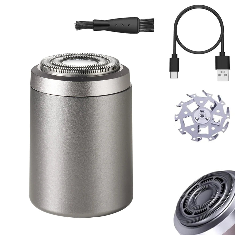 Mini Electric Shaver Rechargeable Portable Electric Razor Waterproof Face Beard Shaver Electric Shaving Tool for Men Women