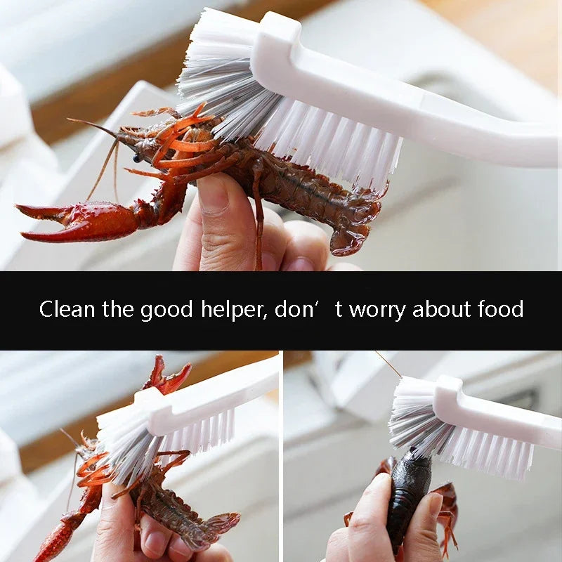 1Pcs Clean Narrow Brush Long Handle Fish Tank Straw Baby Milk Bottle Gap Glass Tube Cleaning Brush Home Kitchen Tools