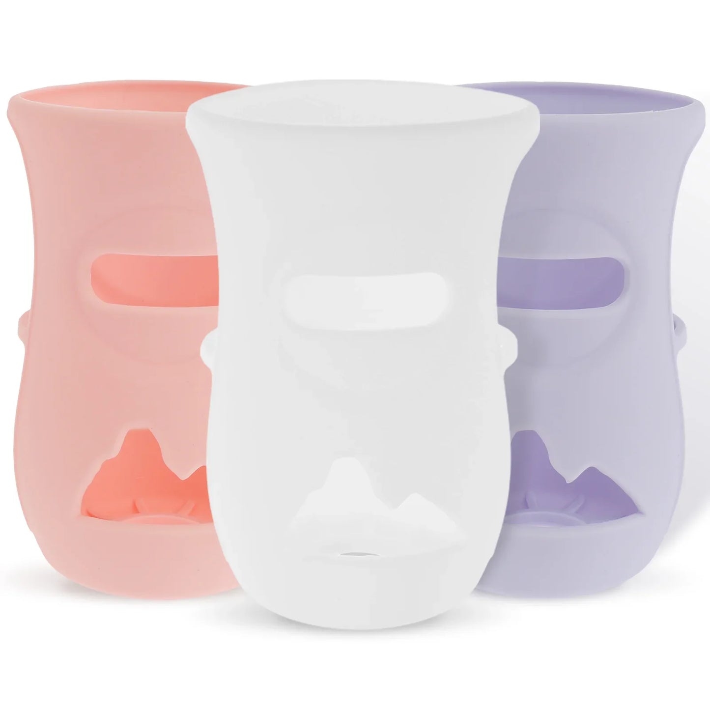 Silicone Sleeves Silicone Baby Bottle Cover Insulated Glass Bottle Compatible with AVENT Glass Natural Baby Bottle 4/8Oz