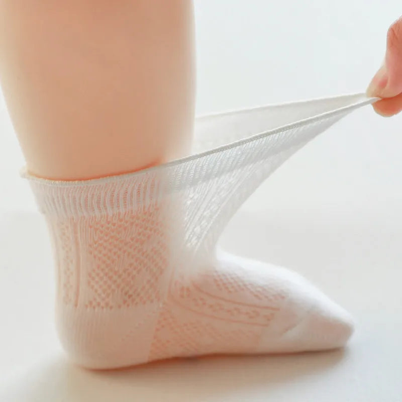 Baby Girls Socks Newborn Accessories Floral Solid Kids Toddlers Gift Clothes Children Infant Stuff Items Lace Mesh Summer