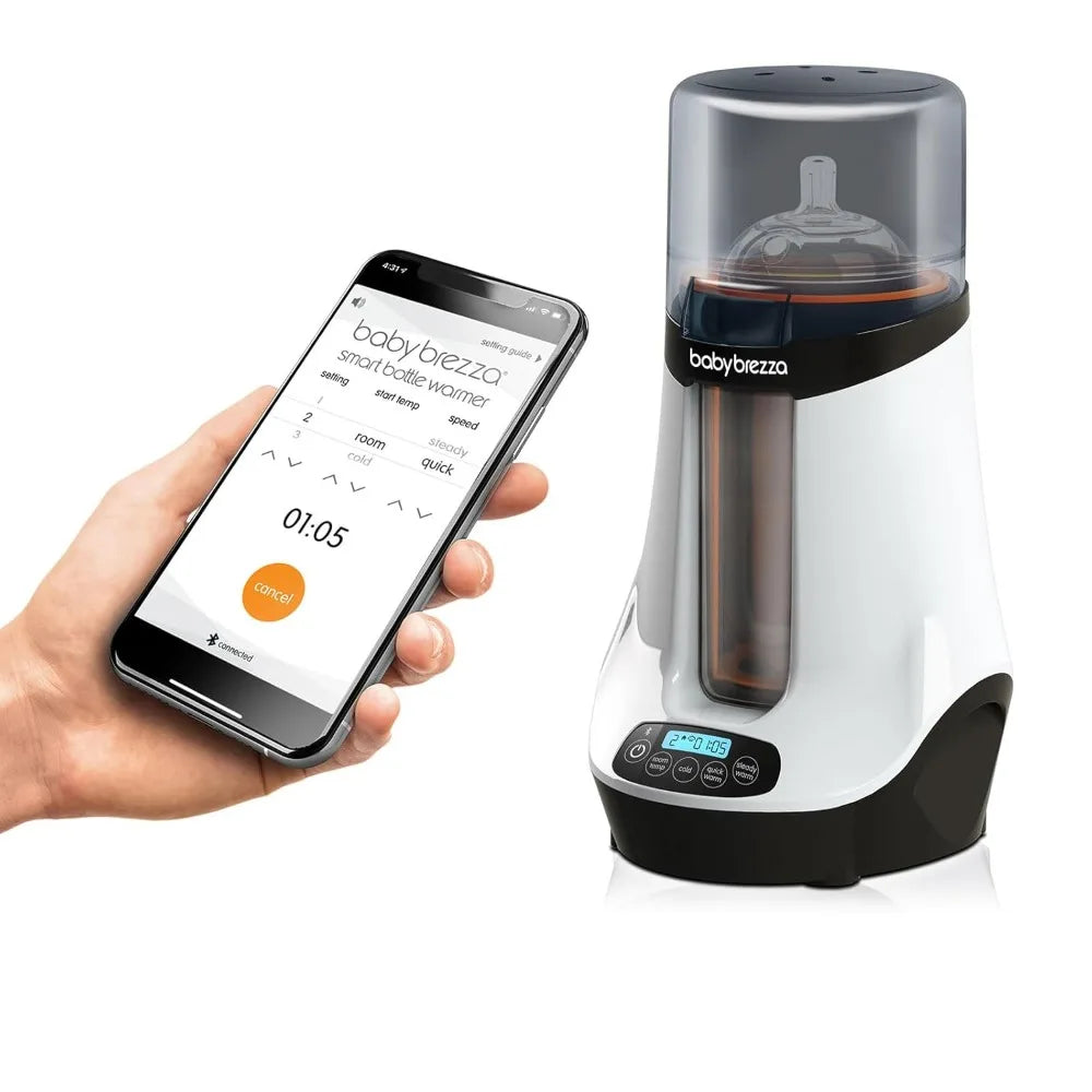 Smart Baby Bottle Warmer, Breastmilk Warmer + Defroster - Only Brand with Different Temperatures for Breastmilk + Formula