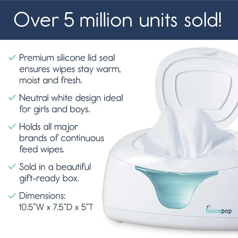 High quality Baby Wipe Warmer and Wet Wipes Dispenser | Baby Wipes Warmer for Babies | Diaper Wipe Warmer with Changing Light