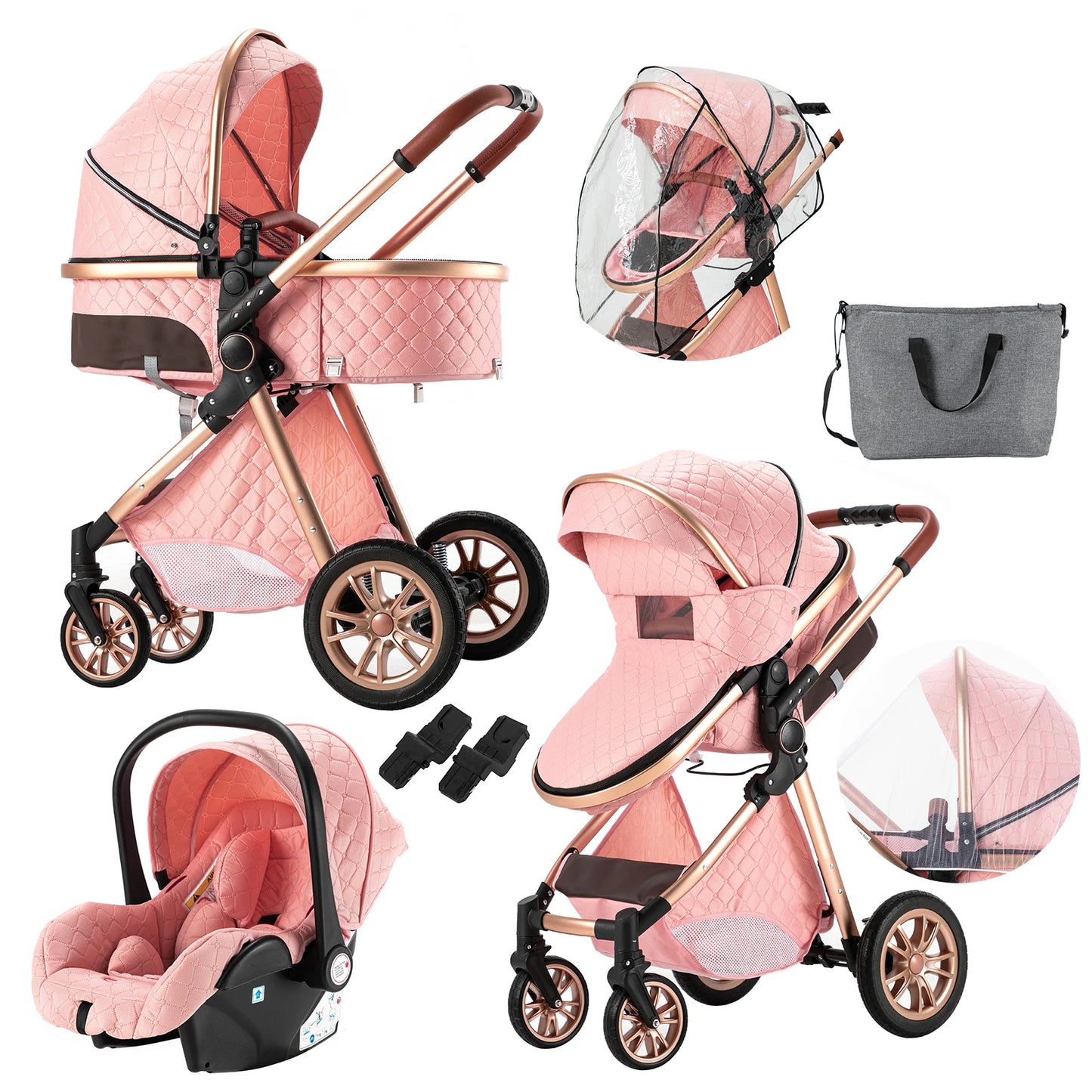 baby newborn items Baby stroller baby cars Stroller 3 in 1 Light stroller baby trio baby stroller Lightweight stroller strolle