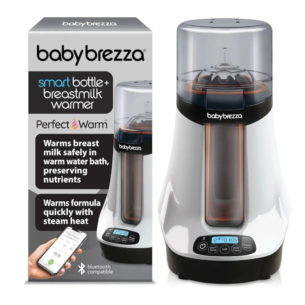 Smart Baby Bottle Warmer, Breastmilk Warmer + Defroster - Only Brand with Different Temperatures for Breastmilk + Formula