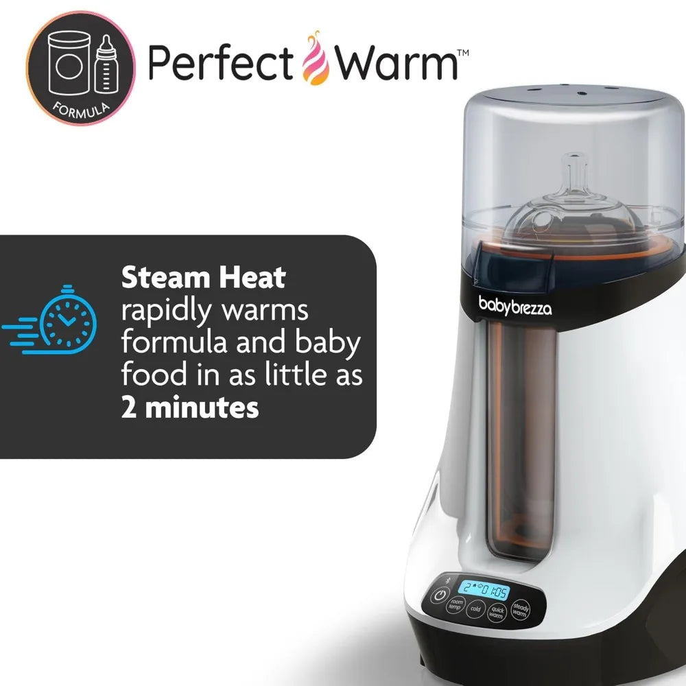 Smart Baby Bottle Warmer, Breastmilk Warmer + Defroster - Only Brand with Different Temperatures for Breastmilk + Formula