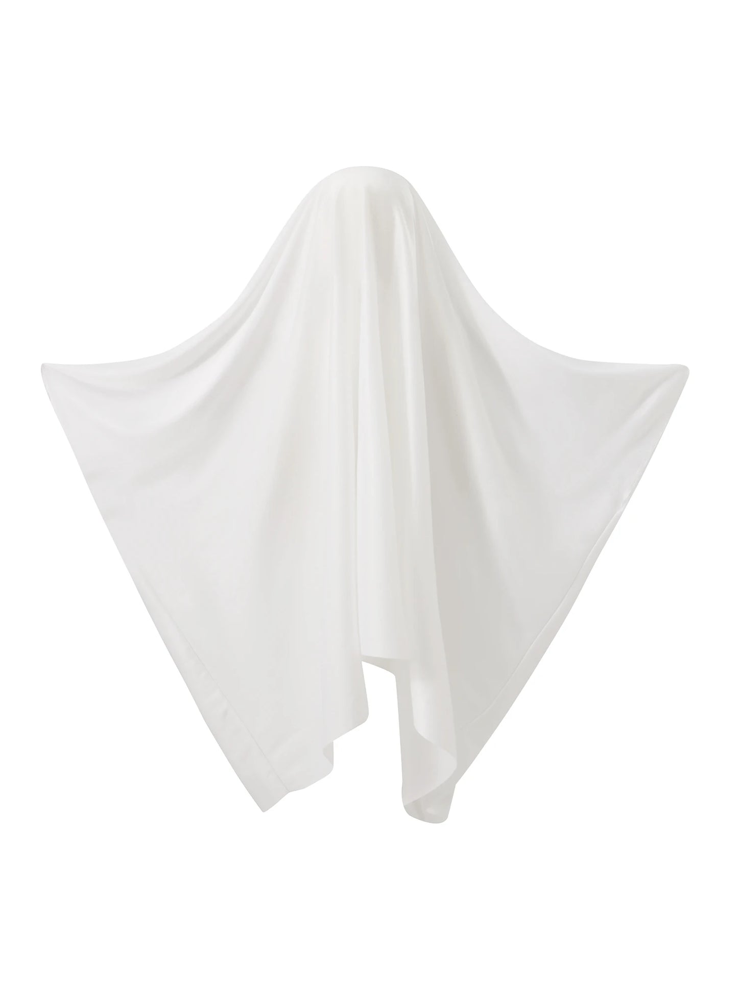 Adorable Toddler Halloween Costume Spooky Ghost Poncho for Fancy Dress Party Cosplay - Creative and Cute Ghost Cloak