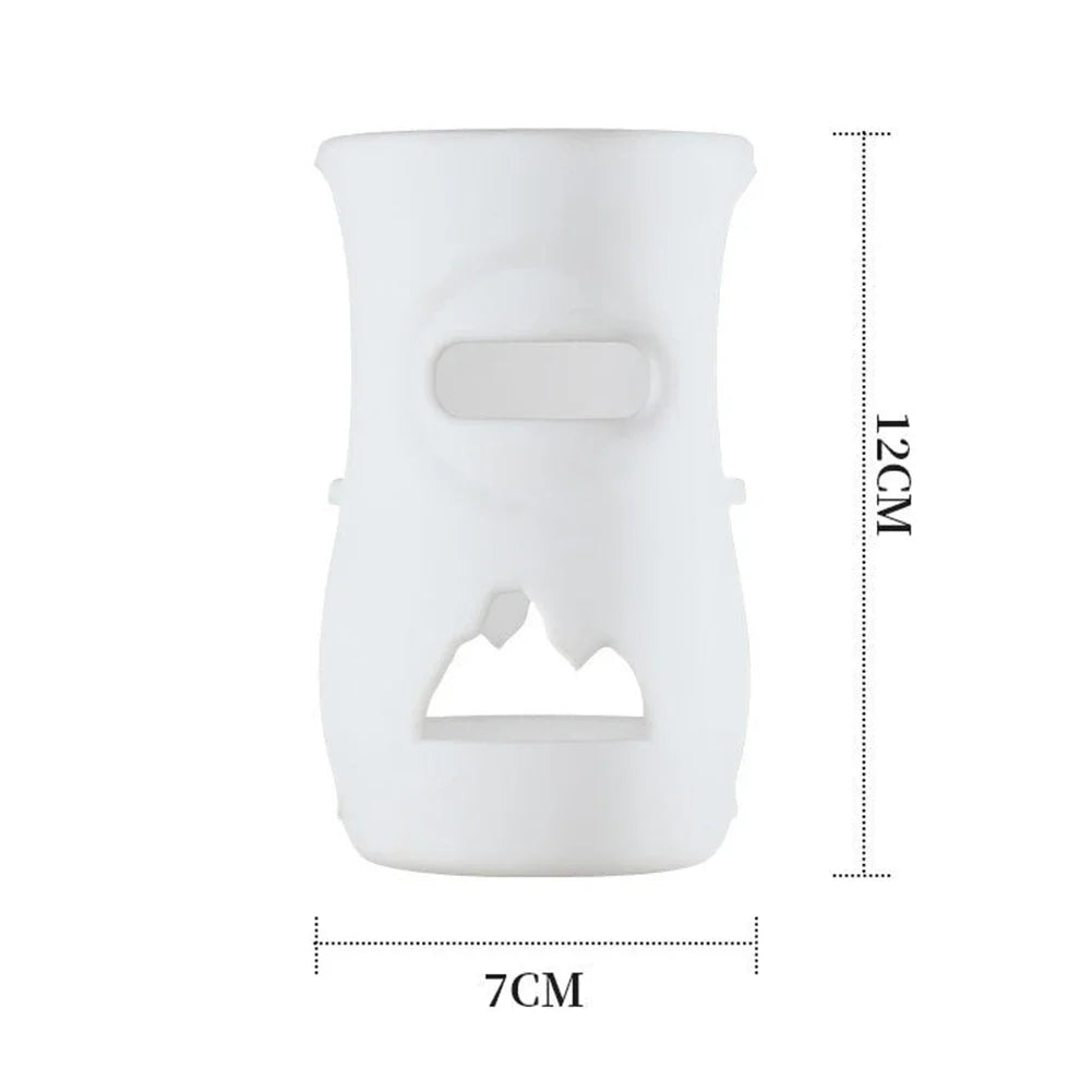 Baby Feeding Bottle Protective Cover Silicone Anti Breakage Baby Bottle Holder Thermal Insulation Safe Milk Bottle Sleeve Covers
