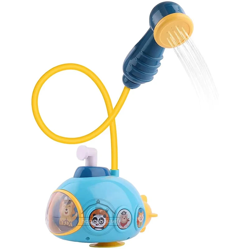 Baby Bath Toys for Kids Electric Submarine Shower Sucker Baby Toys Spray Water Toys Bathtub Toys Sprinkler Baby Shower