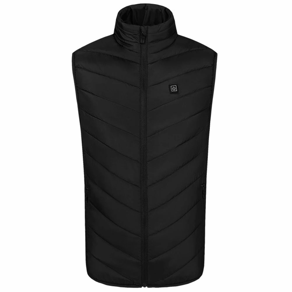 9 Heating Zones Electric Heated Jackets Winter Sportswear Heated Coat Outdoor Warm Vest for Men and Women Outdoor Skiing Hiking