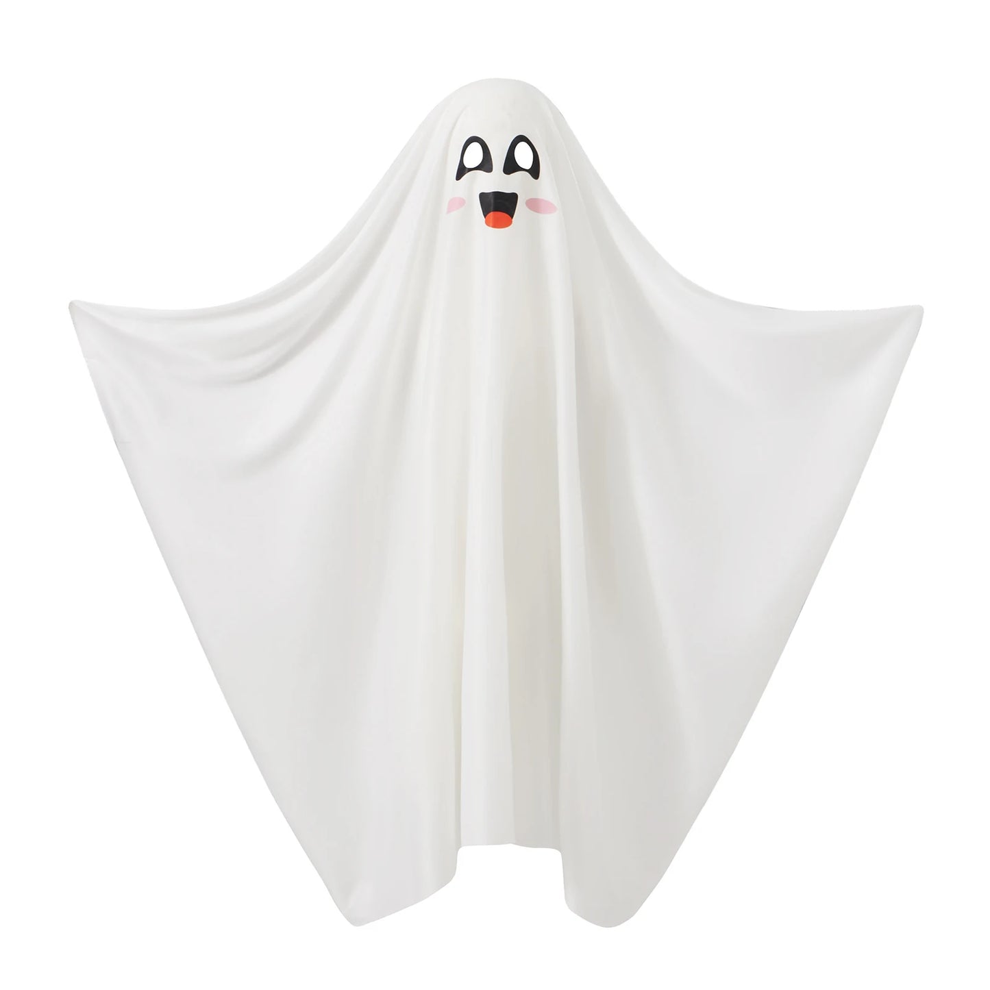 Adorable Toddler Halloween Costume Spooky Ghost Poncho for Fancy Dress Party Cosplay - Creative and Cute Ghost Cloak