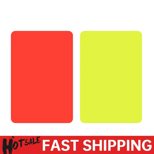 Red Card Multi-function 3.2x4.3 inch Soccer Referee Red Yellow Cards for Football Match Training Referee