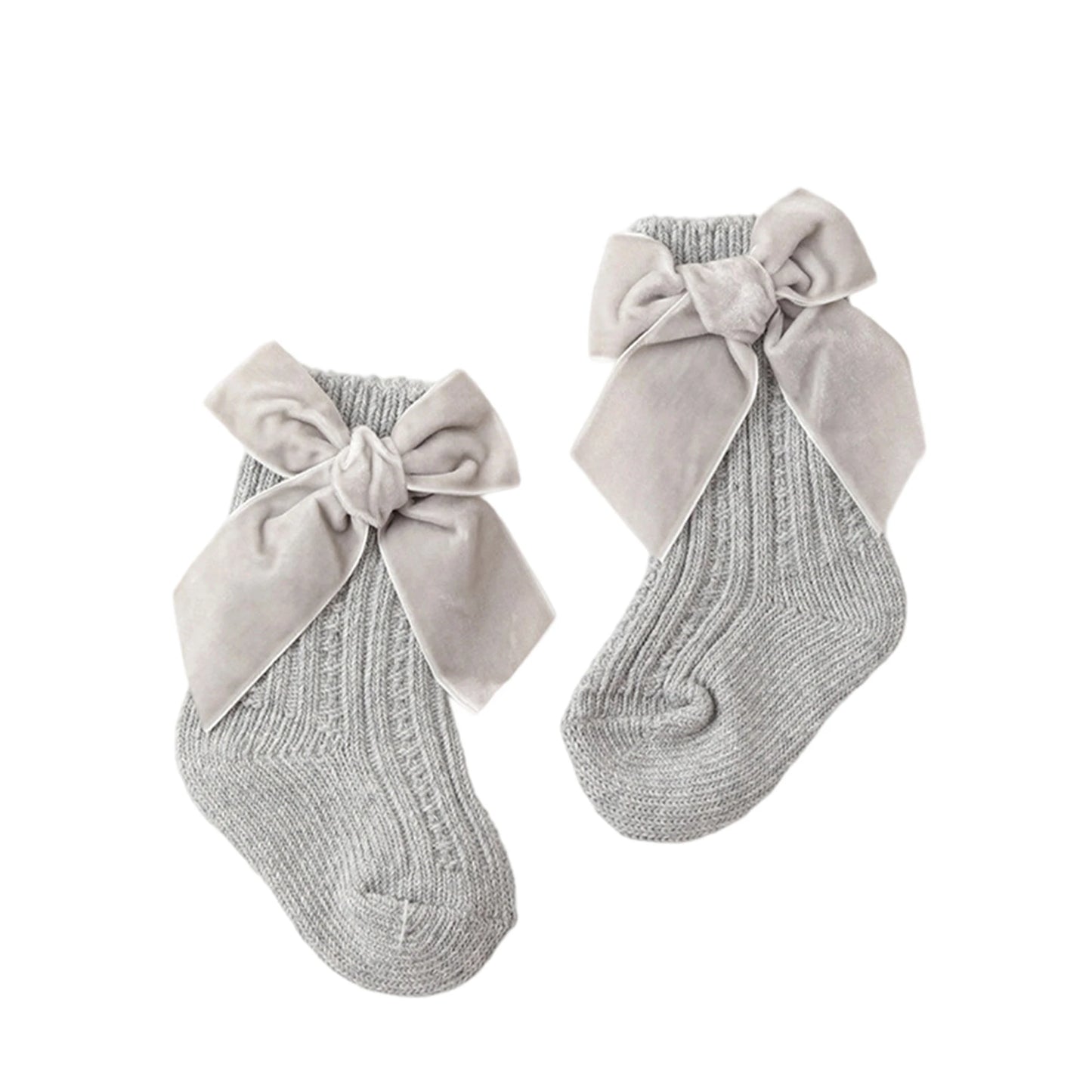 Adorable Toddler Knee High Socks with Lovely Lace Trim and Non-Slip Grip for Fall and Winter Wear