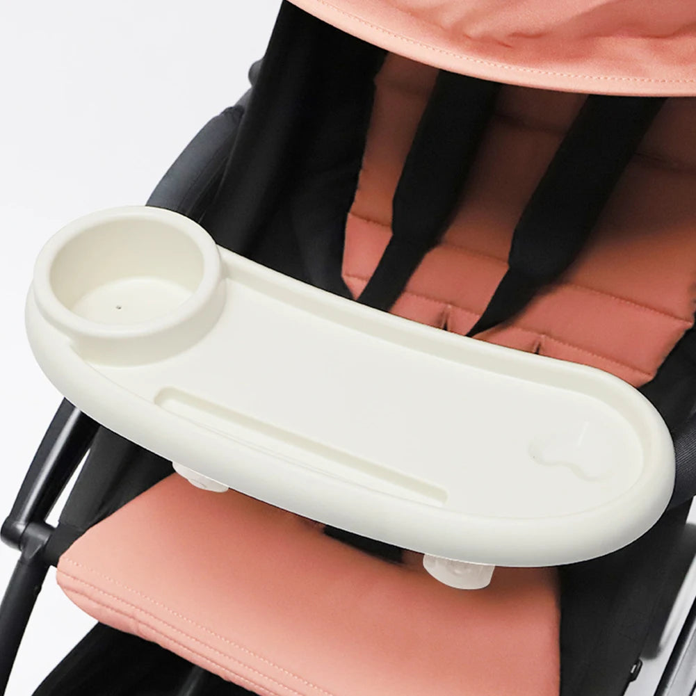 3 in 1 Infant Stroller Tray with Removable Drink Holder Snack Catcher and Phone Slot Universal Design