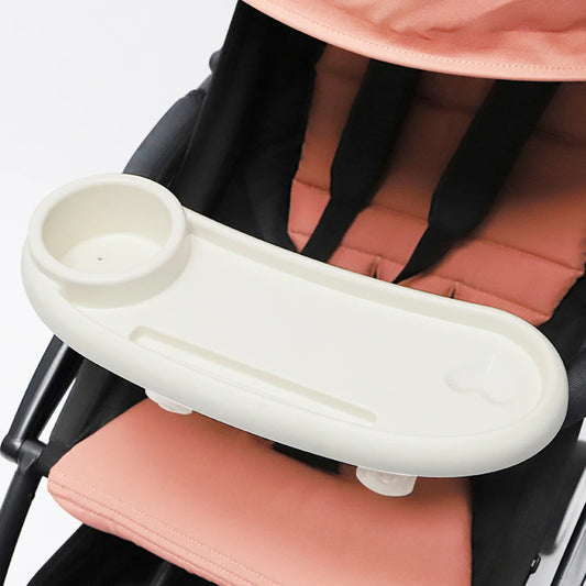 3 in 1 Infant Stroller Tray with Removable Drink Holder Snack Catcher and Phone Slot Universal Design