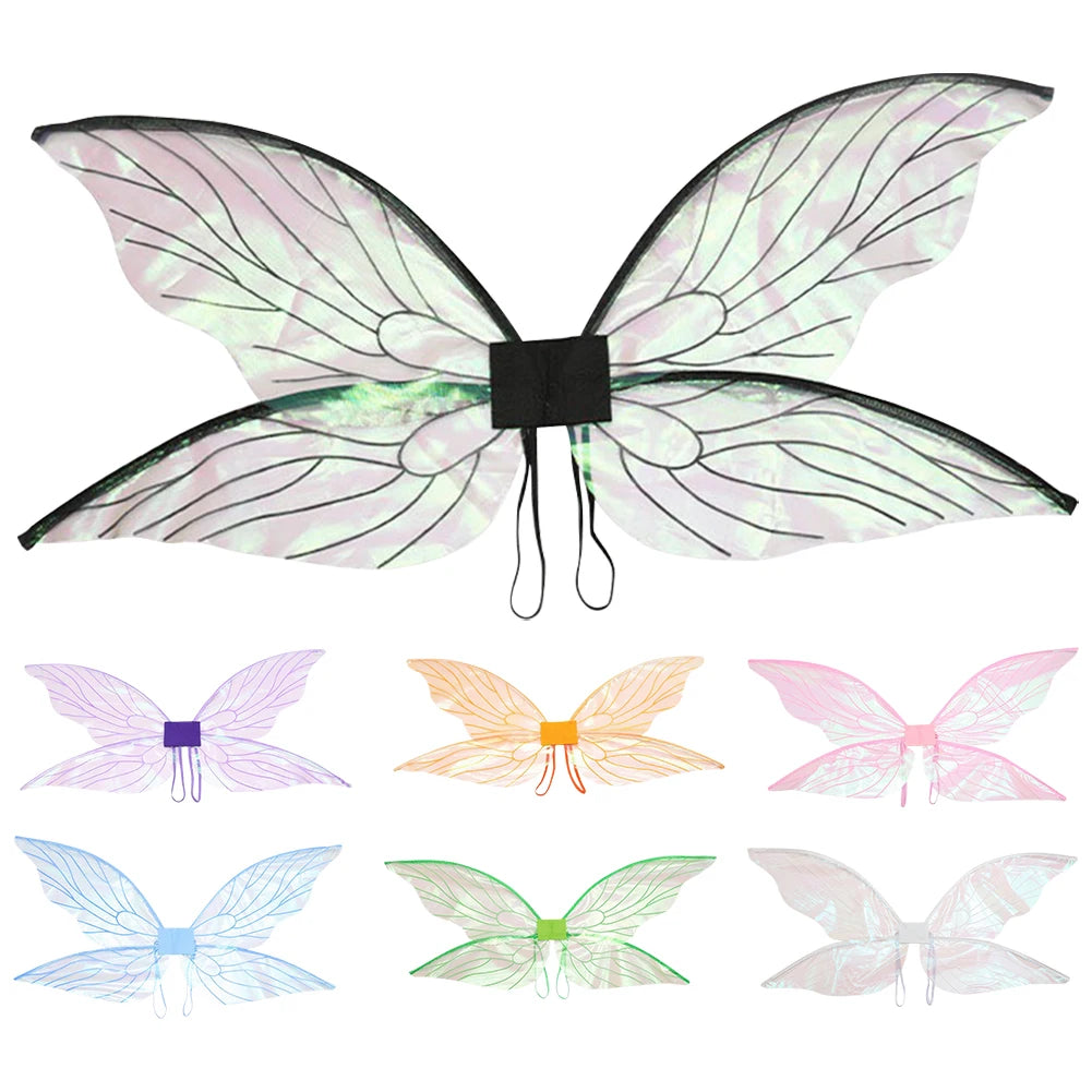 Dress UP Elf Cosplay Wing for Adults Women Girls Fairy Wings Fairy Wings Costume Masquerade Festive Party Props