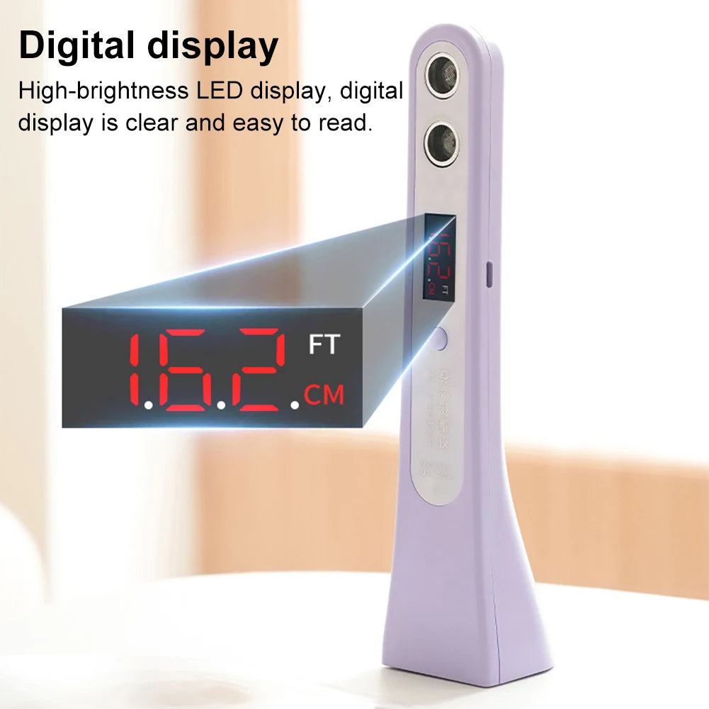 Ultrasonic Height Measuring Ruler Household High Accuracy LED Display Digital Body Height Measuring Meter for Adults Kids