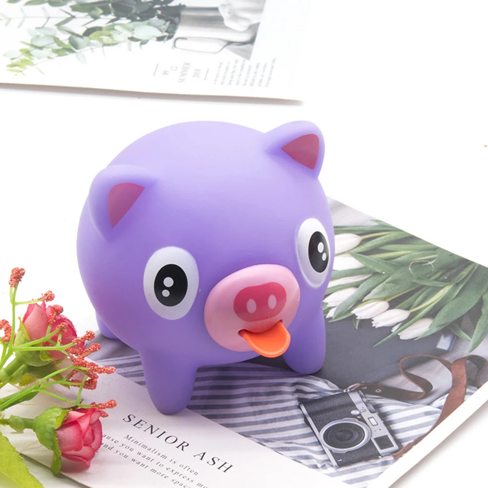 Squeeze Toys Animal Fidget Toy Anxiety Reducer Sensory Play Sensory Toy Pig Soft Squeeze Toy Tiger for Autistic Children Anxiety
