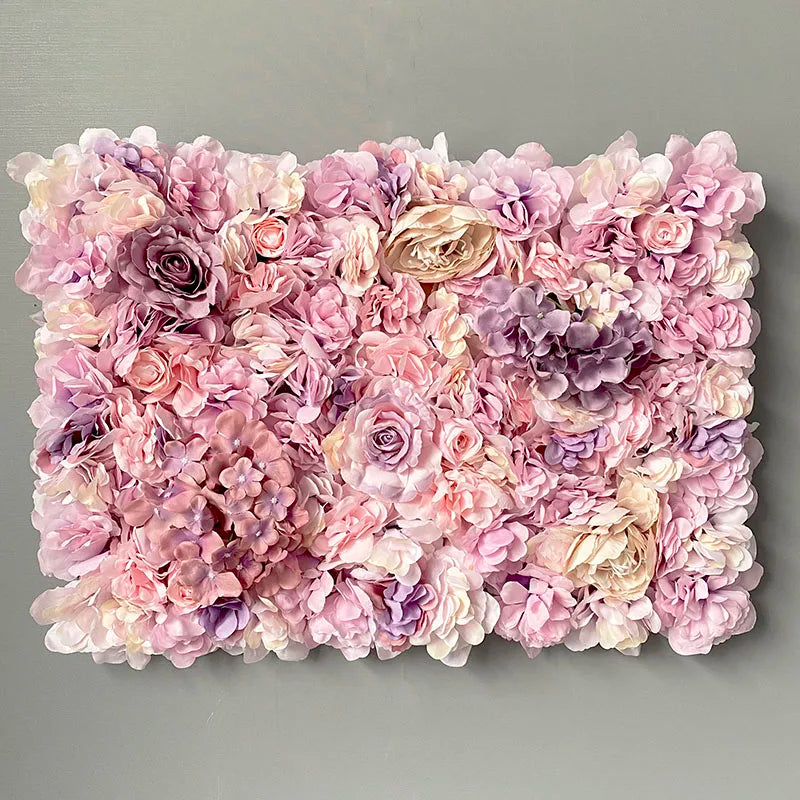 Aritificial Silk Rose Flower Wall Panels Wall Decoration Flowers for Wedding Baby Shower Birthday Party Photography Backdrop