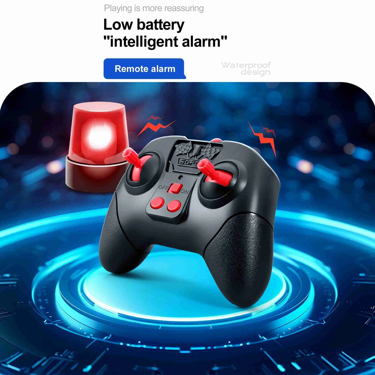 Remote Control Car Boat Gesture Sensing RC Waterproofing Stunt 4WD Water All Terrain Beach Pool Toys with LED Lights for Boys