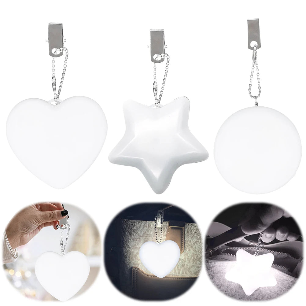 1/2/3 PCS LED Purse Light with Automatic Sensor Handbag Light Night Light Bed Lamp Best Gifts for Women Mother Friends
