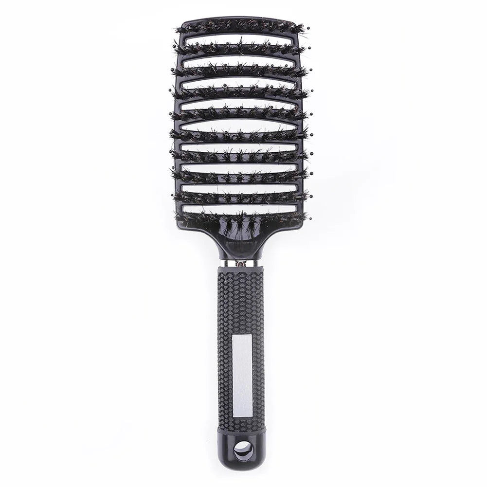Straight Curly Hair Styling Brush Portable Hair Brush Hairdressing Styling Tools Gentle Straighten for Hair Style