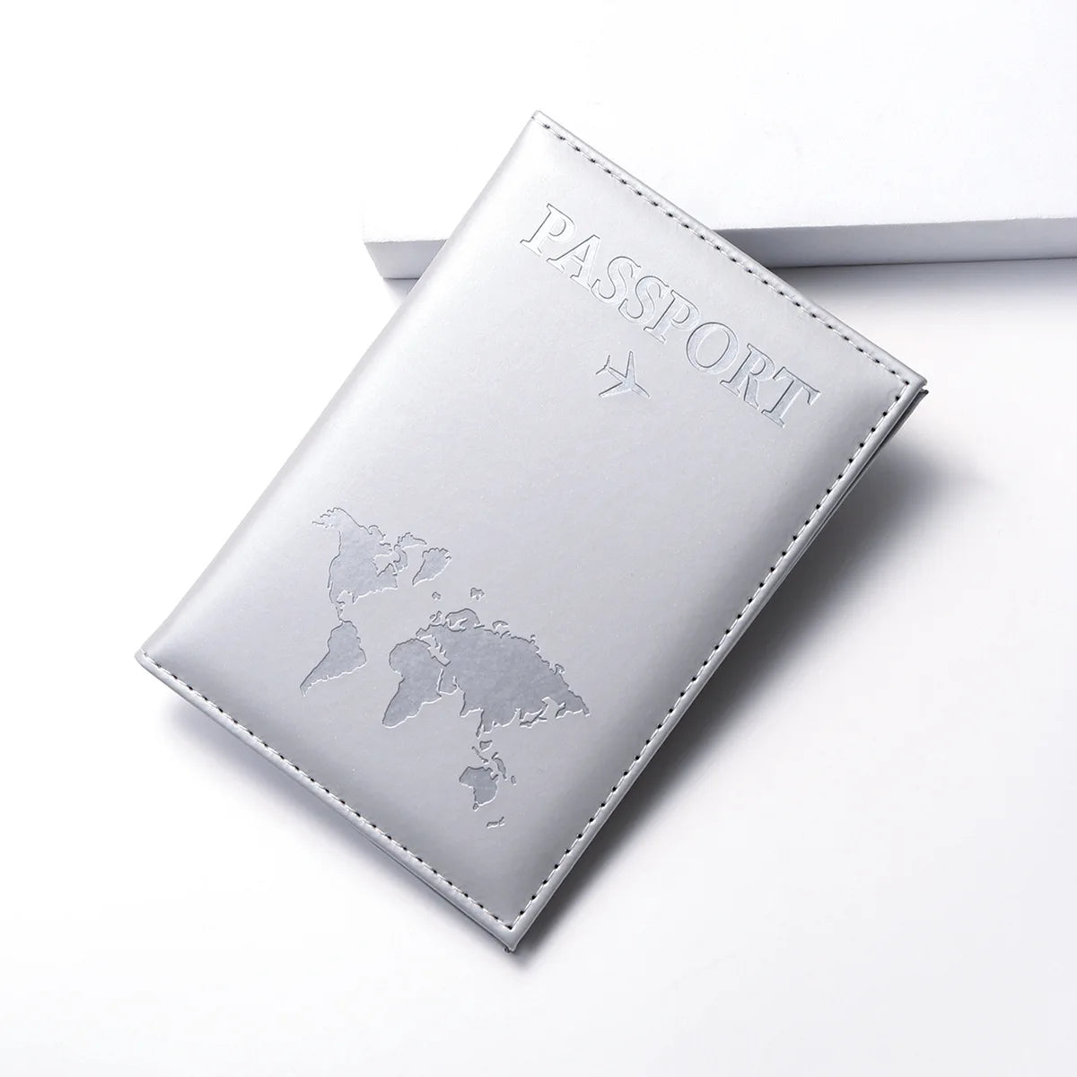 Women Men Vintage Business Passport Covers Holder Multi-Function ID Bank Card PU Leather Wallet Case Travel Accessories