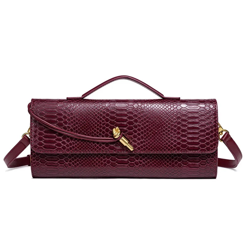 Luxury Designer Ladies Shoulder Bag Leather Crossbody Handbag Messenger Tote Elegant Classic Famous Brand Women's