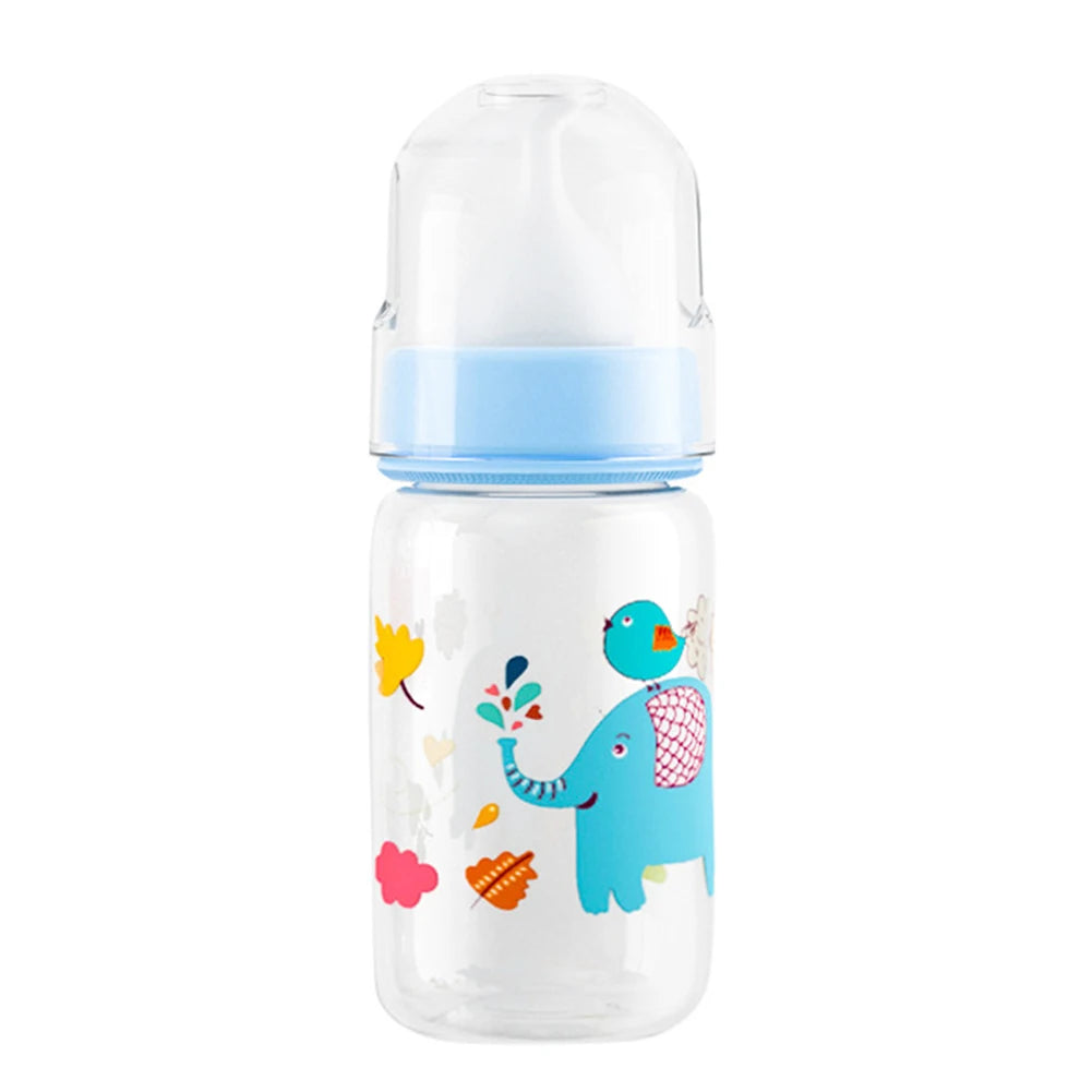 Small Pet Feeding Bottle 60ml/125ml Cute Kitten Feeding Bottle PP Cartoon Animals Nursing Bottle for Newborn Kittens Puppies