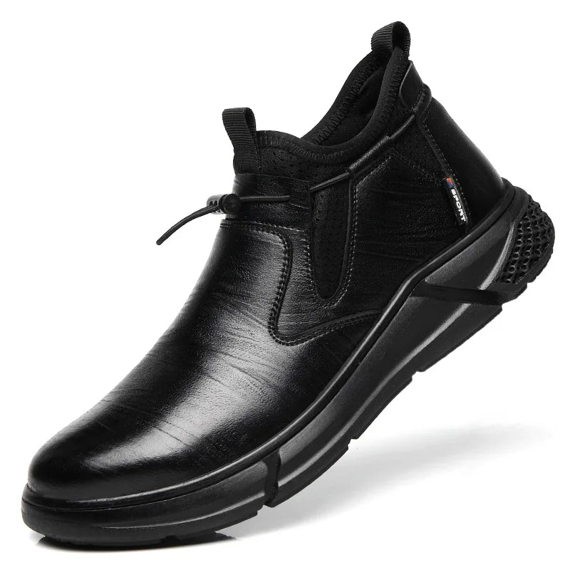 Safety Shoes Men for Work Steel Toe Free Shipping Industrial Boots Man Protection for the Smash-Proof Waterproof Ankle Boots