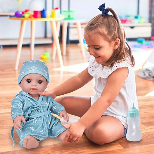 12Inch/30cm Bathrobe Newborn Baby Doll New Style Simulation Real Doll for Girls Photography Props Born Dolls Toy Kids Best Gift