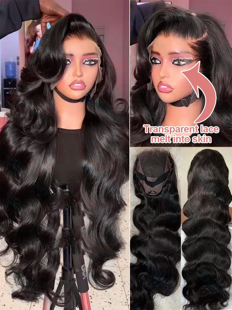 36 40 Inch 13x6 Hd Lace Frontal Human Hair Wig 13x4 Body Wave Human Hair Wigs For Women Pre Plucked Lace Front Human Hair Wig ﻿