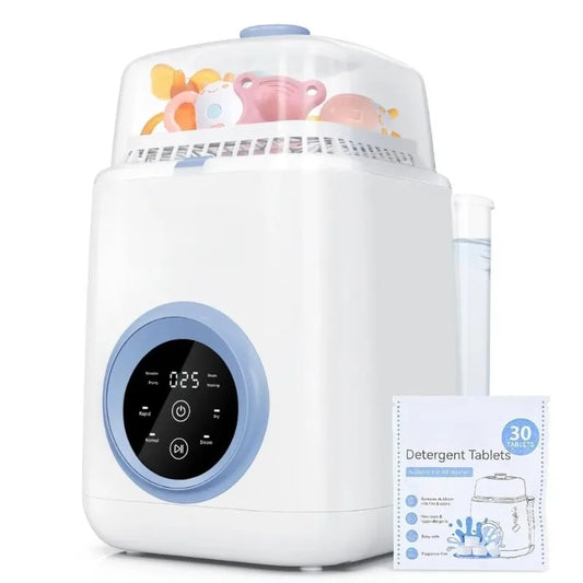 Baby Bottle Sterilizer and Dryer, Save time & Effort, Easy to Use.4 in 1 Baby Bottle Washer with 2 Wash Time