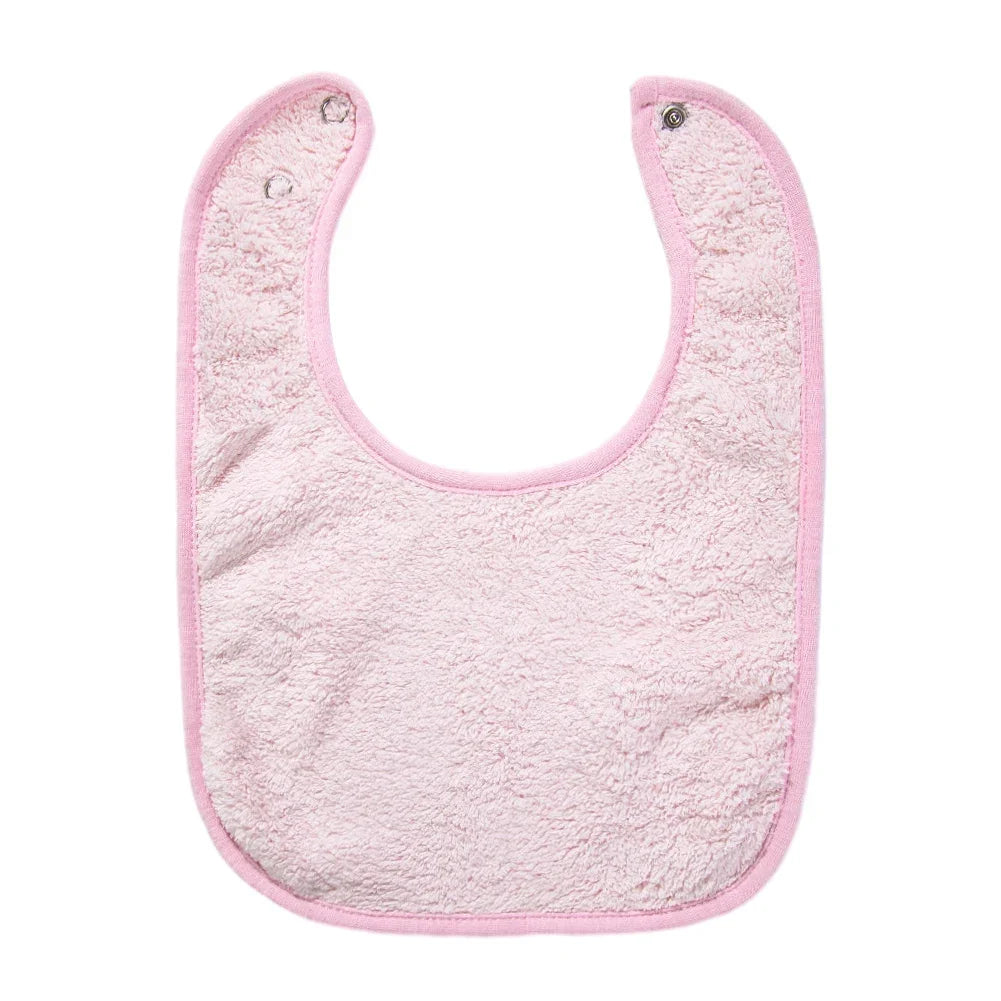 Solid Terry Towel Baby Bibs Sweet Cotton Saliva Towel Adjustable Korean Kids Boys Girls Pocket Bandanas Feeding Burp Clothes