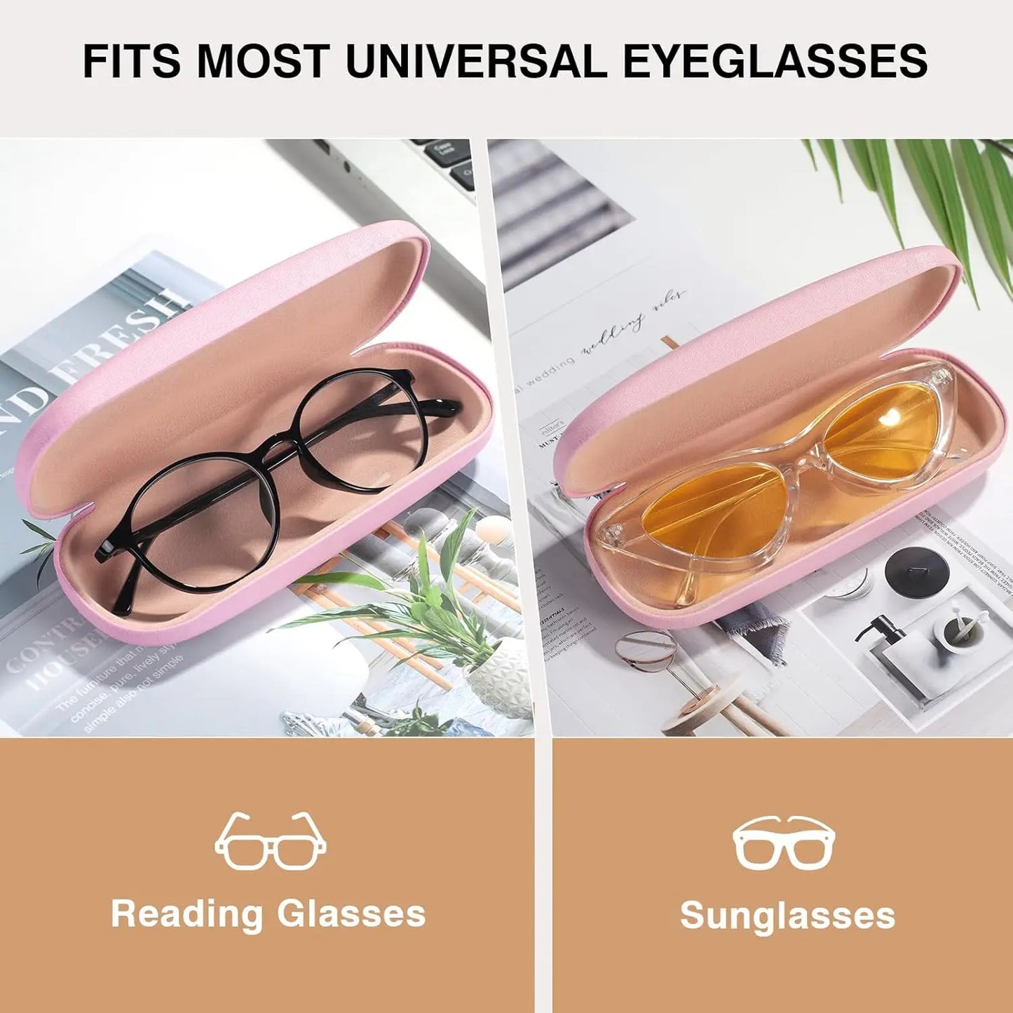 Glasses Case Hard Shell Leather Glasses Case Sunglasses Glasses Case