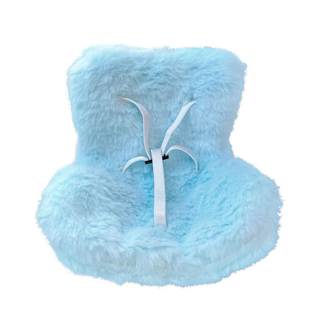 Car Ventilation Safety Seat Soft Kawaii Doll Seat Car Ornament Doll Safety Seat Car Interior Decoration for 17cm Cute Doll