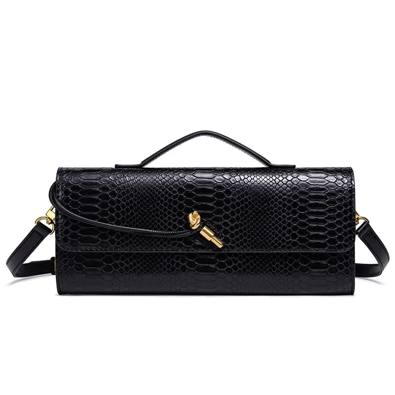 Luxury Designer Ladies Shoulder Bag Leather Crossbody Handbag Messenger Tote Elegant Classic Famous Brand Women's